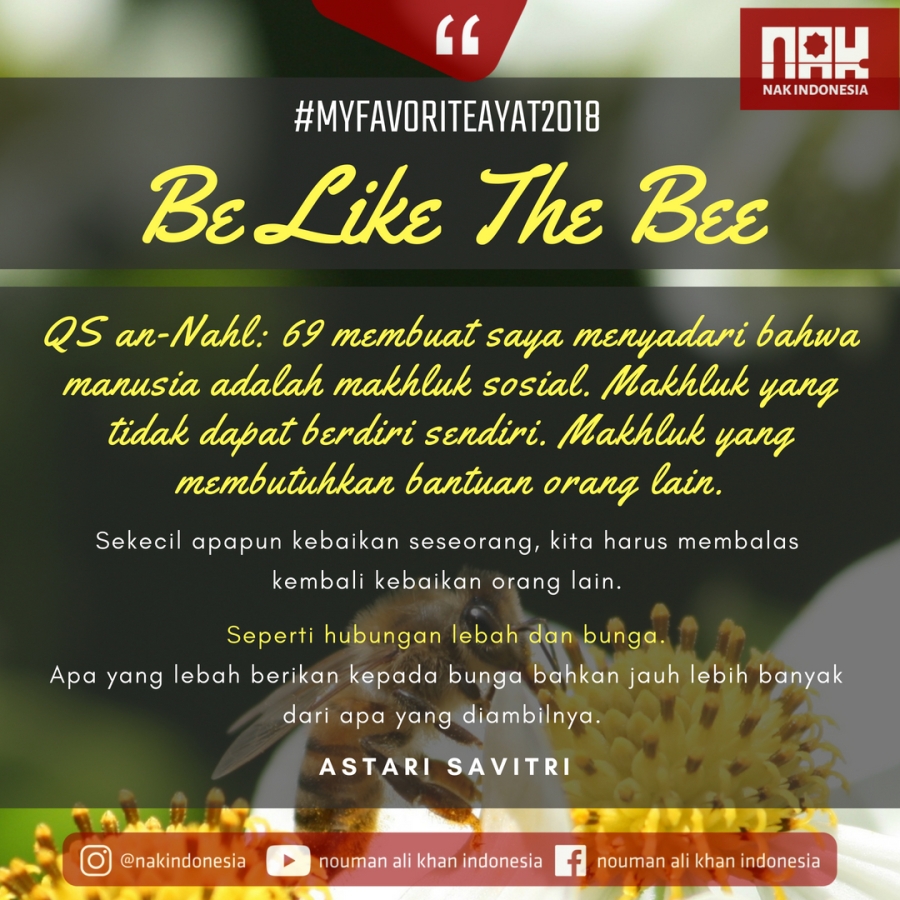 MFA2018 - Be Like The Bee
